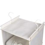 MAX Houser Beige Hanging Closet Organizer with Pockets