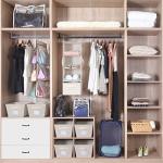 MAX Houser Beige Hanging Closet Organizer with Pockets