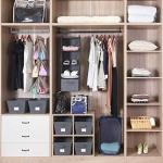 MAX Houser 4-Shelf Hanging Closet Organizer - Grey