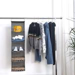 5-Shelf Hanging Closet Organizer with Side Pockets