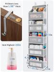 5-Shelf Over Door Organizer with Large Pockets