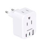 HANYCONY USB C European Travel Plug Adapter