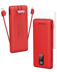 Charmast Portable 10000mAh Power Bank for Travel