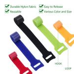 OneLeaf 60 Pcs Reusable Adjustable Cable Ties