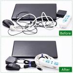 OneLeaf 60 Pcs Reusable Adjustable Cable Ties