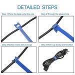 60PCS Reusable Adjustable Cable Ties Set