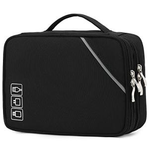Lanola Travel Cable Organizer Bag - Black