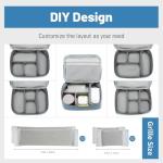 Lanola Portable Travel Cable Organizer Bag - Black