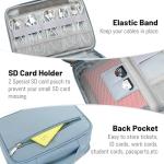 Lanola Portable Travel Cable Organizer Bag - Black