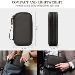 FYY Travel Cable Organizer Waterproof Double Layers Case
