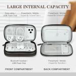 FYY Travel Cable Organizer Waterproof Double Layers Case