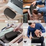 FYY Travel Cable Organizer Waterproof Double Layers Case