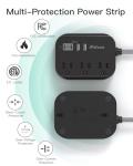 Mifaso Compact Power Strip with USB Ports