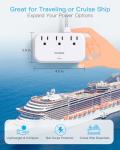 Cruise Power Strip with USB Ports and Outlets