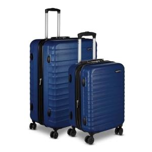 Navy Blue Hardshell Suitcase Set - 2 Pieces