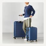 Navy Blue Hardshell Suitcase Set - 2 Pieces