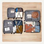 Navy Blue Hardshell Suitcase Set - 2 Pieces