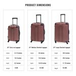 Kenneth Cole Lightweight Rose Gold 2-Piece Luggage Set