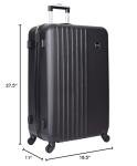 Travelers Club Cosmo Black Hardside Luggage Set