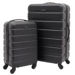 Travelers Club Harper 2-Piece Black Luggage Set