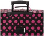 Rockland Stylish Black/Pink Dot Luggage Set, 4-Piece