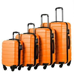 Coolife 4-Piece Lightweight Hardshell Luggage Set