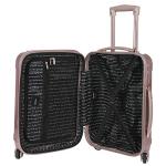 Kensie Alma Rose Gold 3-Piece Luggage Set