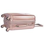 Kensie Alma Rose Gold 3-Piece Luggage Set