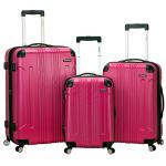 Rockland London 3-Piece Hardside Spinner Luggage Set