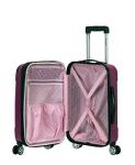Rockland London 3-Piece Hardside Spinner Luggage Set