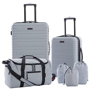 Travelers Club Orion 6-Piece Luggage Set, Grey