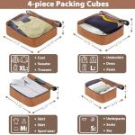 Merax Lightweight 4-Piece Hardshell Luggage Set