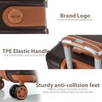 Merax Lightweight 4-Piece Hardshell Luggage Set