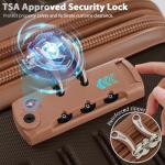 Merax Lightweight 4-Piece Hardshell Luggage Set