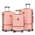 Joyway 3-Piece Hardside Luggage Set with Spinner Wheels