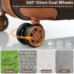 Merax Lightweight 4-Piece Hardshell Luggage Set