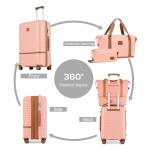 Joyway 3-Piece Hardside Luggage Set with Spinner Wheels