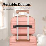 Joyway 3-Piece Hardside Luggage Set with Spinner Wheels