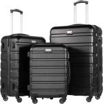 Coolife Lightweight 3-Piece Hardshell Luggage Set