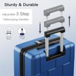 SHOWKOO 3-Piece Lightweight Hardside Luggage Set