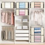 90L Foldable Storage Bags, 4-Pack for Clothes