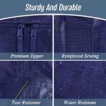 12 Pack Heavy Duty Large Moving Bags, Dark Blue