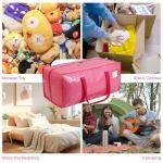 Heavy Duty Moving Bags - 6 Pack Pink Totes