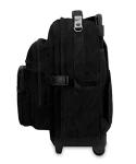 Everest Deluxe Black Wheeled Backpack, One Size