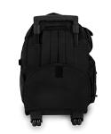 Everest Deluxe Black Wheeled Backpack, One Size