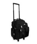 Everest Deluxe Black Wheeled Backpack, One Size