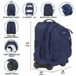 JanSport Driver 8 Rolling Backpack with Laptop Sleeve