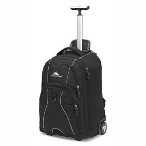 High Sierra Freewheel Rolling Laptop Backpack - Black