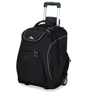 High Sierra Powerglide Black Wheeled Backpack