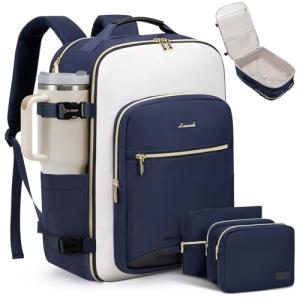 LOVEVOOK 40L Waterproof Travel Backpack with Packing Cubes